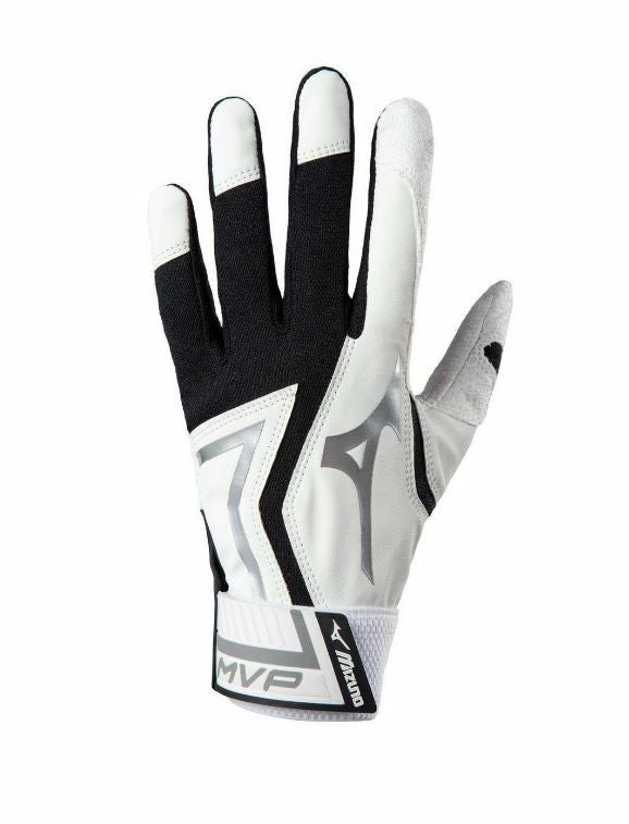 Load image into Gallery viewer, Mizuno MVP Yth. Size Specific Medium Black New Batting Gloves
