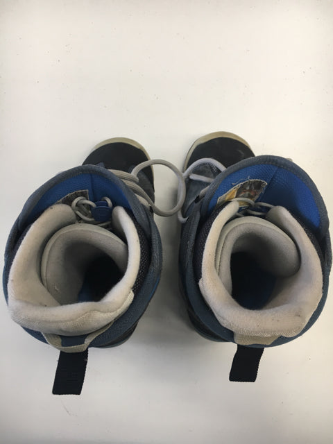 Used Burton Ruler Blue/Grey Womens Size 6.5 Snowboard Boots