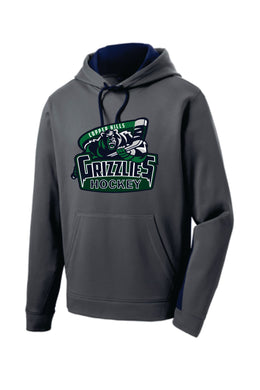 CHHS Grizzlies New Gray/Navy Colorblock Hoodie