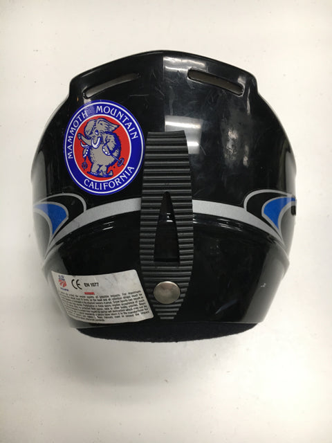 Load image into Gallery viewer, Used Boeri Black/Blue Youth Ski Helmet
