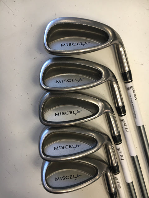 Used Taylormade Miscel RH L Flex Graphite Golf Iron Set