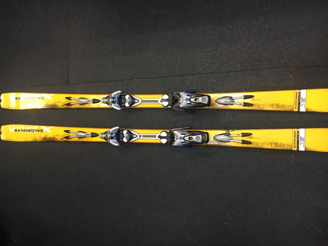 Kurve mærkning Dodge Salomon X Scream Yellow Length 187cm Used Downhill Skis w/Bindings –  ELEVATESPORTING