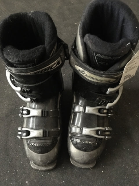 Load image into Gallery viewer, Nordica Next 5.0 Black /Grey Size 290mm Used Downhill Ski Boots
