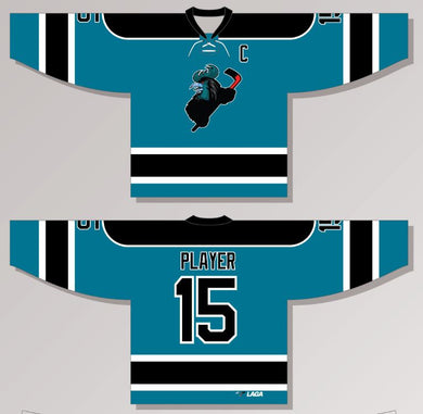 Kluckens Teal Sr Hockey Jersey New