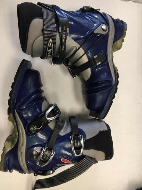 Load image into Gallery viewer, Scarpa T2 Blue Used Sr Size Specific 8.5 Cross Country Boots
