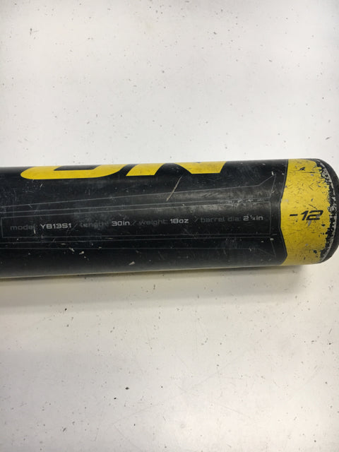 Easton S1 30" 18 oz 2-1/4" Drop -12 Used Baseball Bat