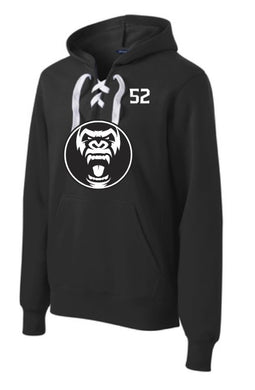 Gorillas RHL Adult Hockey Lace Hoodie