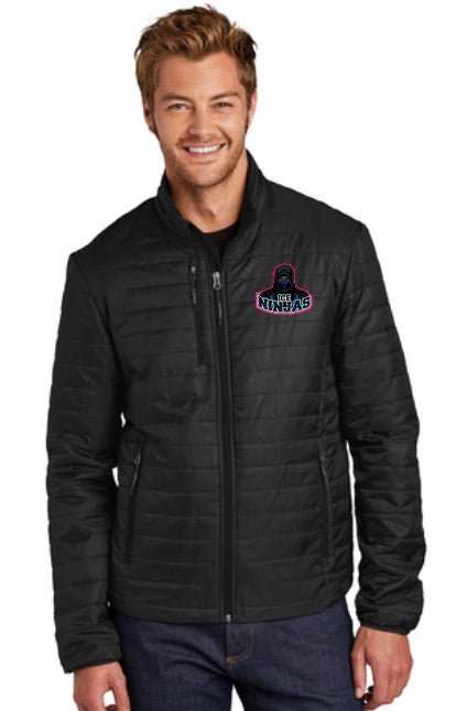 Ice Ninjas RHL Black Packable Puffer Jacket