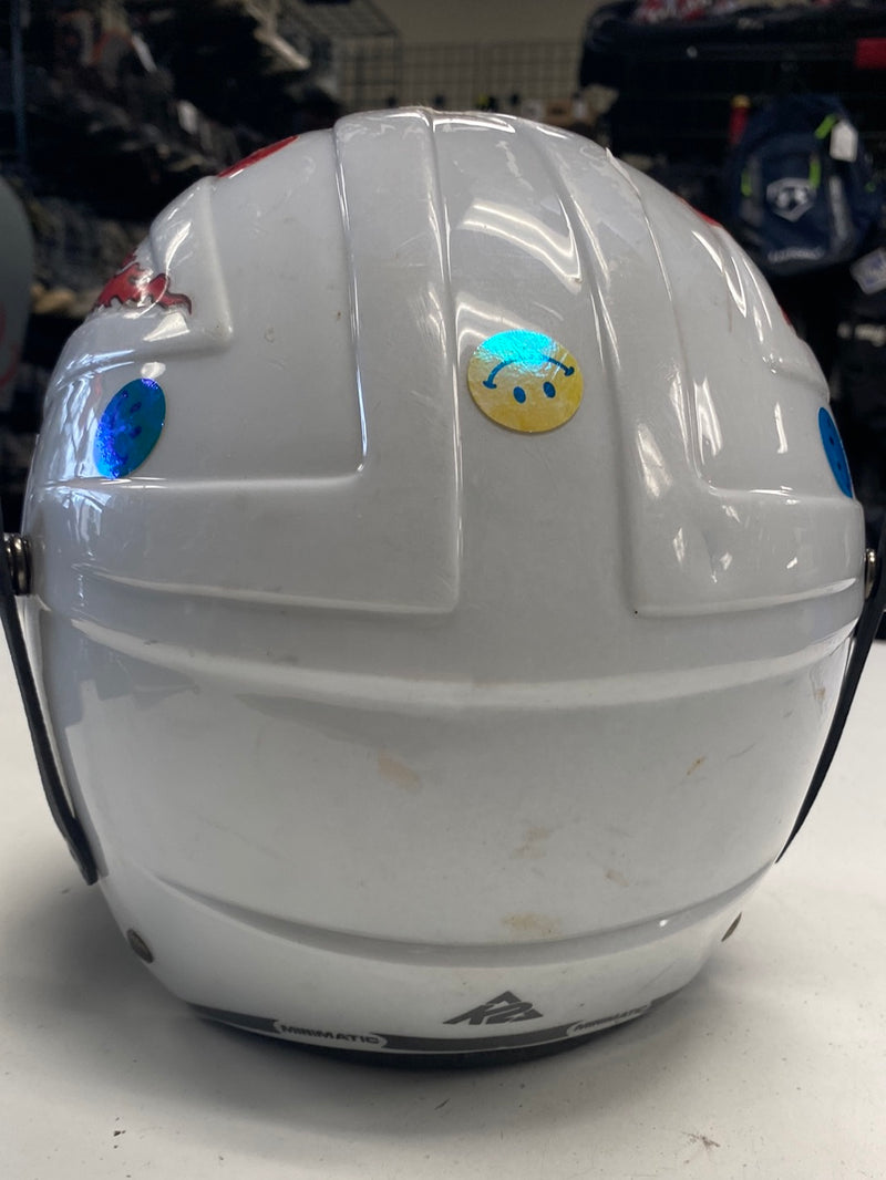 Load image into Gallery viewer, Used K2 Minimatic One Size White Ski Helmet
