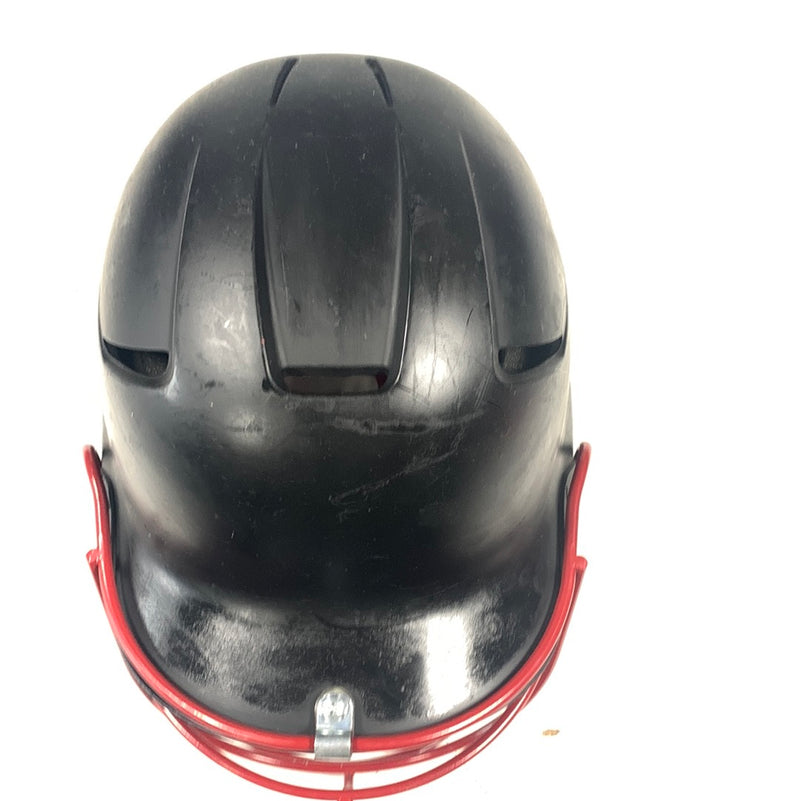 Load image into Gallery viewer, Easton Natural Grip Black/Red Baseball Jr. New Batting Helmet
