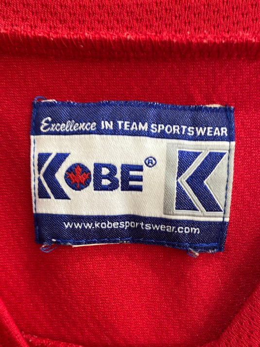 Kobe Sr. Small Wenatchee Red Hockey Player Jersey