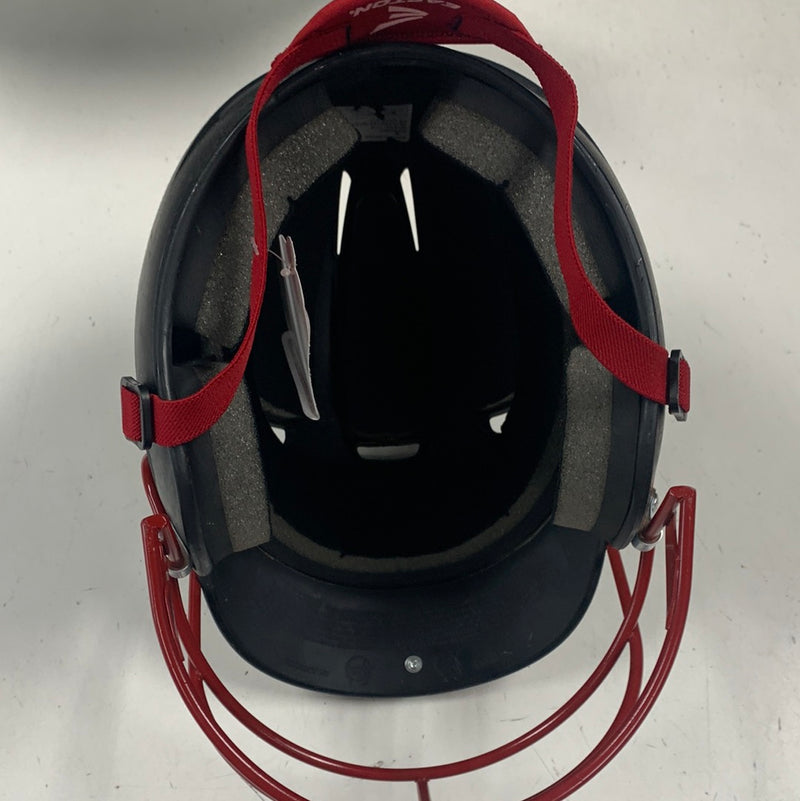 Load image into Gallery viewer, Easton Natural Grip Black/Red Baseball Jr. New Batting Helmet
