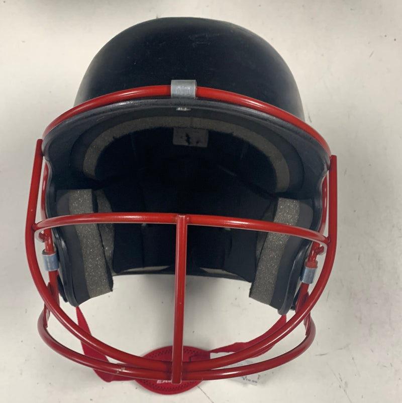 Load image into Gallery viewer, Easton Natural Grip Black/Red Baseball Jr. New Batting Helmet
