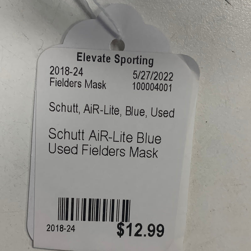 Load image into Gallery viewer, Schutt AiR-Lite Blue Used Fielders Mask
