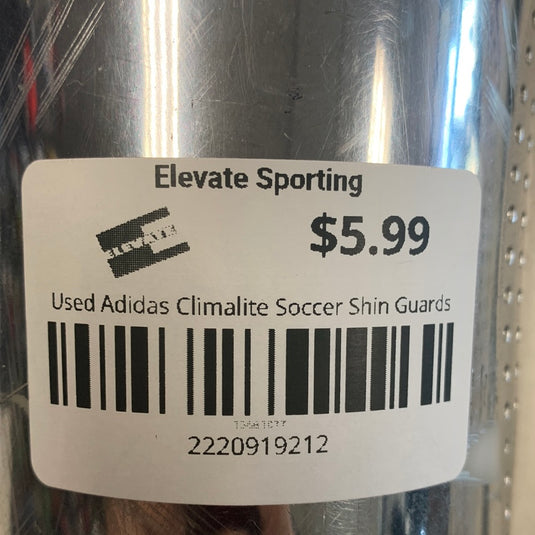Used Adidas Climalite Soccer Shin Guards