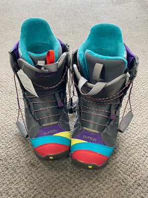 electric blue ride snowboard boots ZB - 1 Boa x Zeb Powell White/Blue a low heel position and an enlarged toe box RIDE ORION HB STEP-IN SNOWBOARD