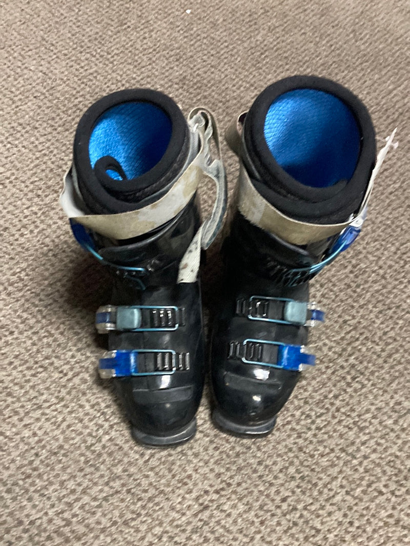 Load image into Gallery viewer, Raichle Centrex Black Size 268mm Used Downhill Ski Boots
