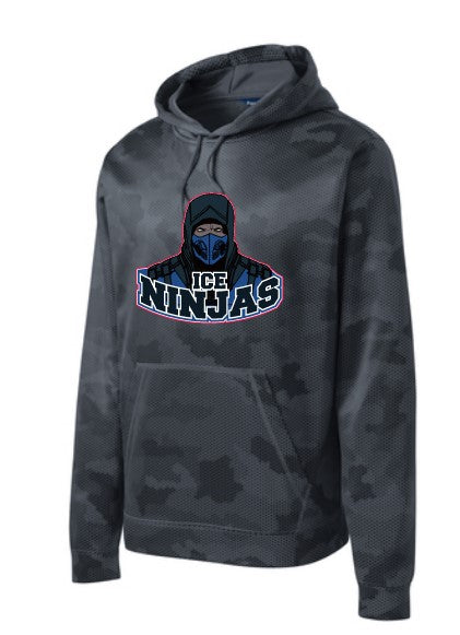 Load image into Gallery viewer, Ice Ninjas RHL CamoHex Performance Hoodie
