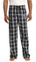 Wenatchee Jr Wild Black/White Plaid Adult Flannel Pant