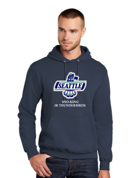 Load image into Gallery viewer, Sno-King Jr. Thunderbirds Adult Cotton/Poly Hoodie
