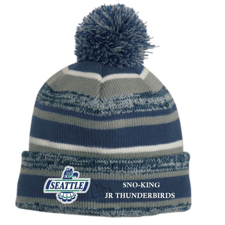 Load image into Gallery viewer, Sno-King New Era Pom Beanie
