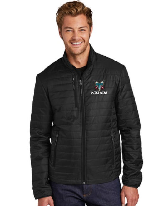 Tacoma Rockets Adult Packable Puffy Jacket