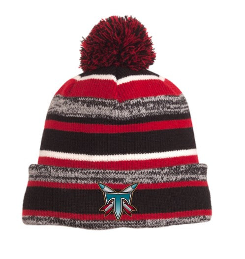 Load image into Gallery viewer, Tacoma Rockets New Era Pom Beanie
