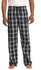 Tacoma Rockets Black/White Plaid Adult Flannel Pant
