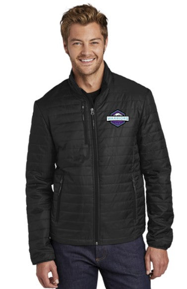 Load image into Gallery viewer, Warriors Lacrosse Mens Packable Puffy Jacket
