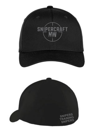 Snipercraft Black Flexfit Curve Bill Cap