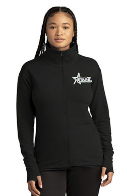 STARS Ladies Sport-Wick Flex Fleece Full Zip