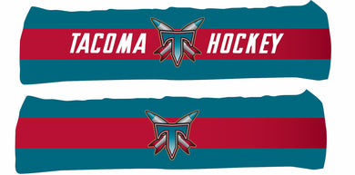 Tacoma Rockets Teal/Red New Hockey Skate Guards