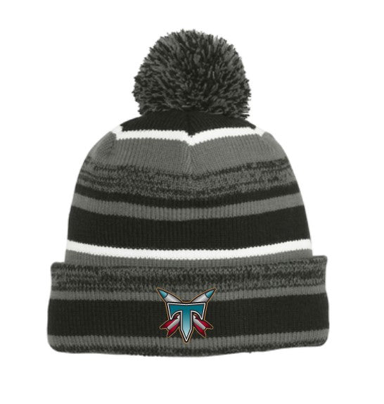 Load image into Gallery viewer, Tacoma Rockets New Era Pom Beanie
