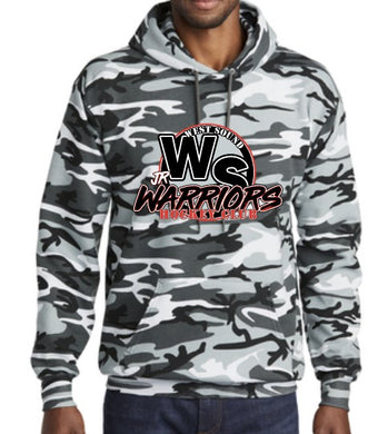 WSHC Black/White/Gray Camo Adult Cotton Hoodie