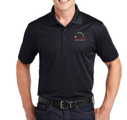 WSHC Black Adult Pique Polo Shirt