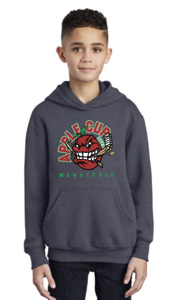 Load image into Gallery viewer, Wenatchee Apple Cup Youth Cotton Hoodie
